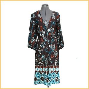 # Floral Long Sleeve Dress Hypnotized Sz 2X